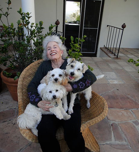 Marianne with dogs